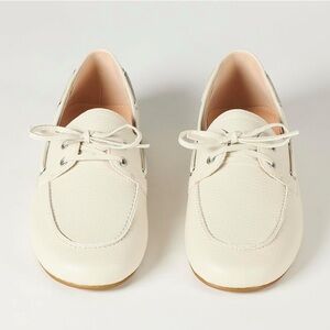 The Drop Women's Monaco Boat Shoe, Bone Pebble, Size 9